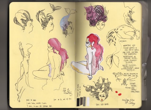 saw a lady on the train and she...